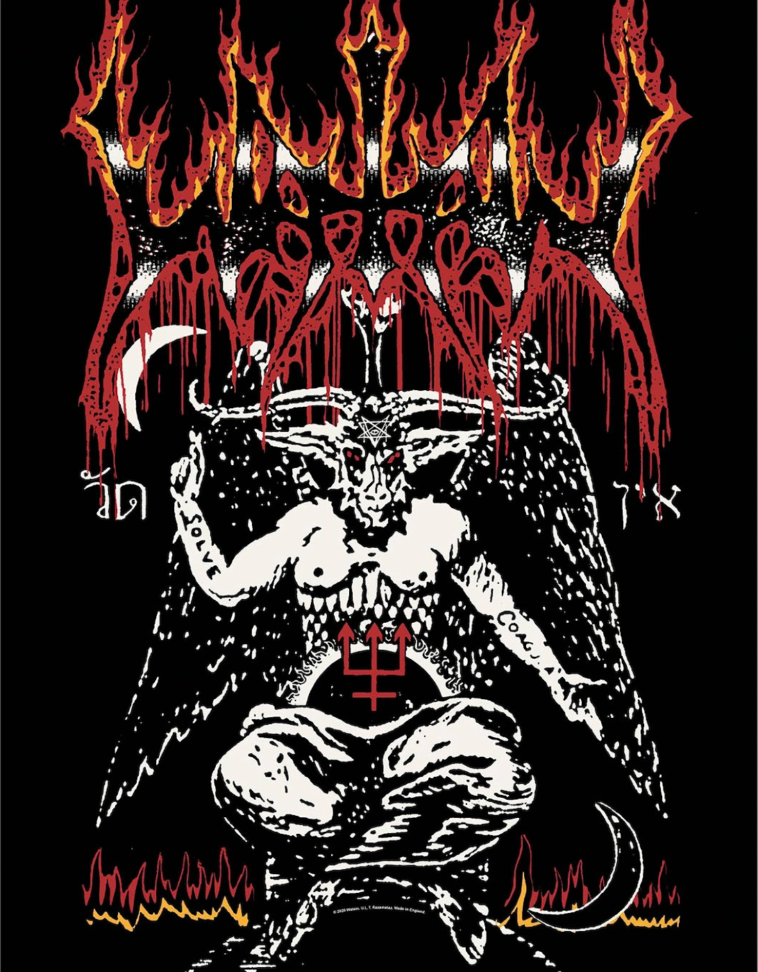 Baphomet Polyester Poster, 2 of 1