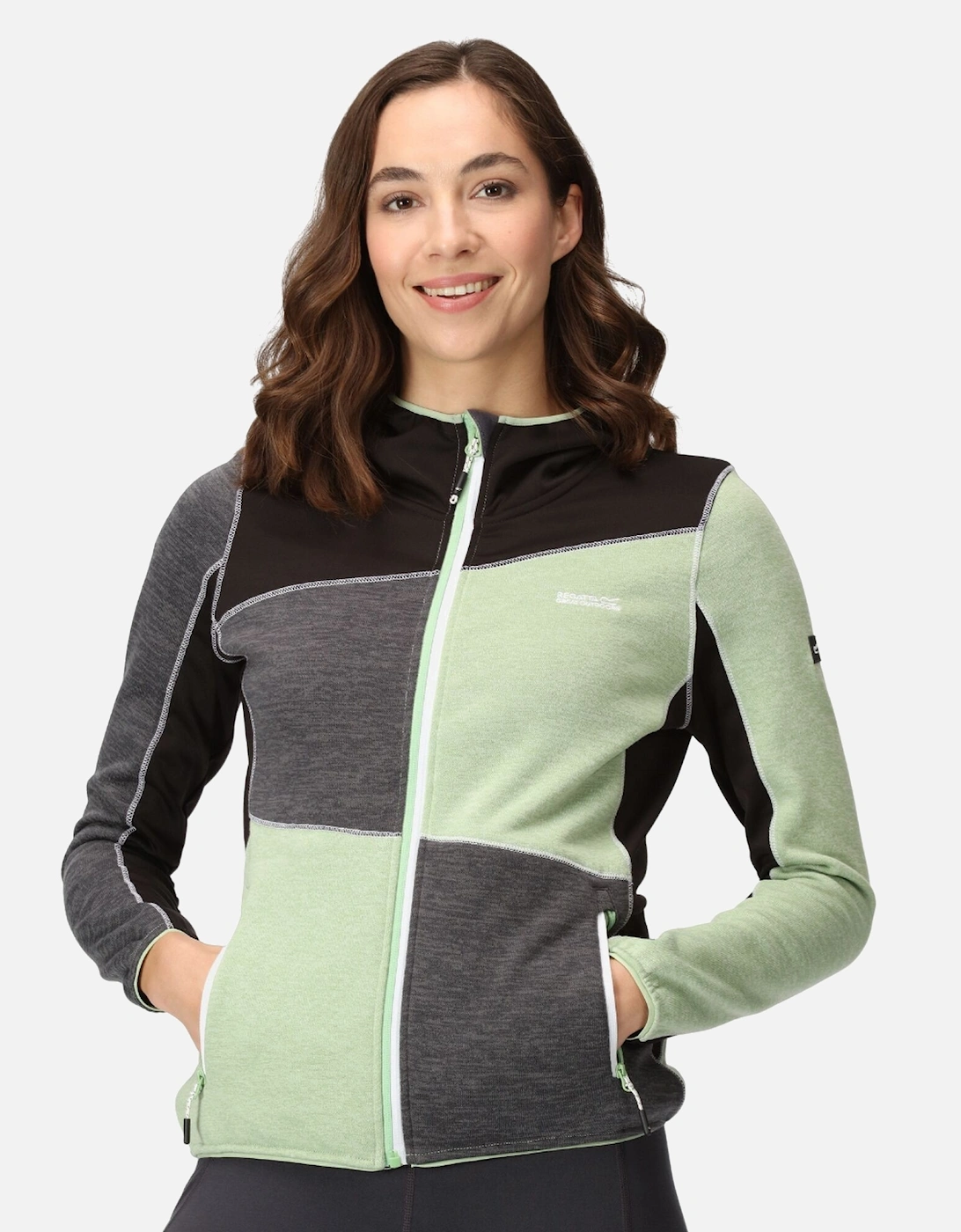 Womens/Ladies Walbury VI Marl Full Zip Fleece Jacket