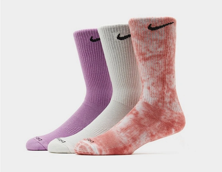 Tie Dye Crew Socks (3-Pairs), 2 of 1