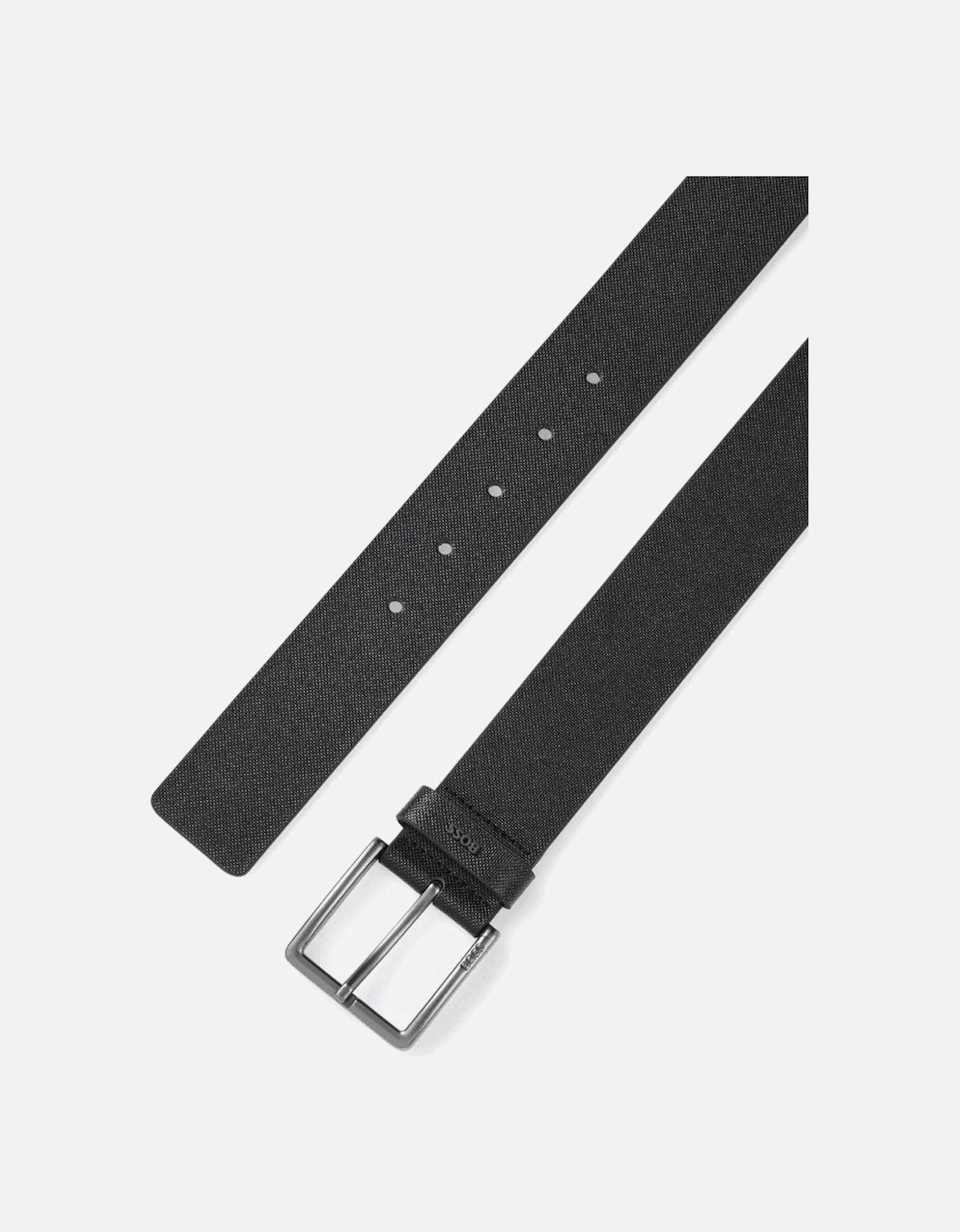 Ther-D-Boss Printed Leather Black Belt