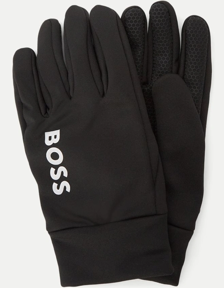 BOSS Green Running Gloves 001 Black