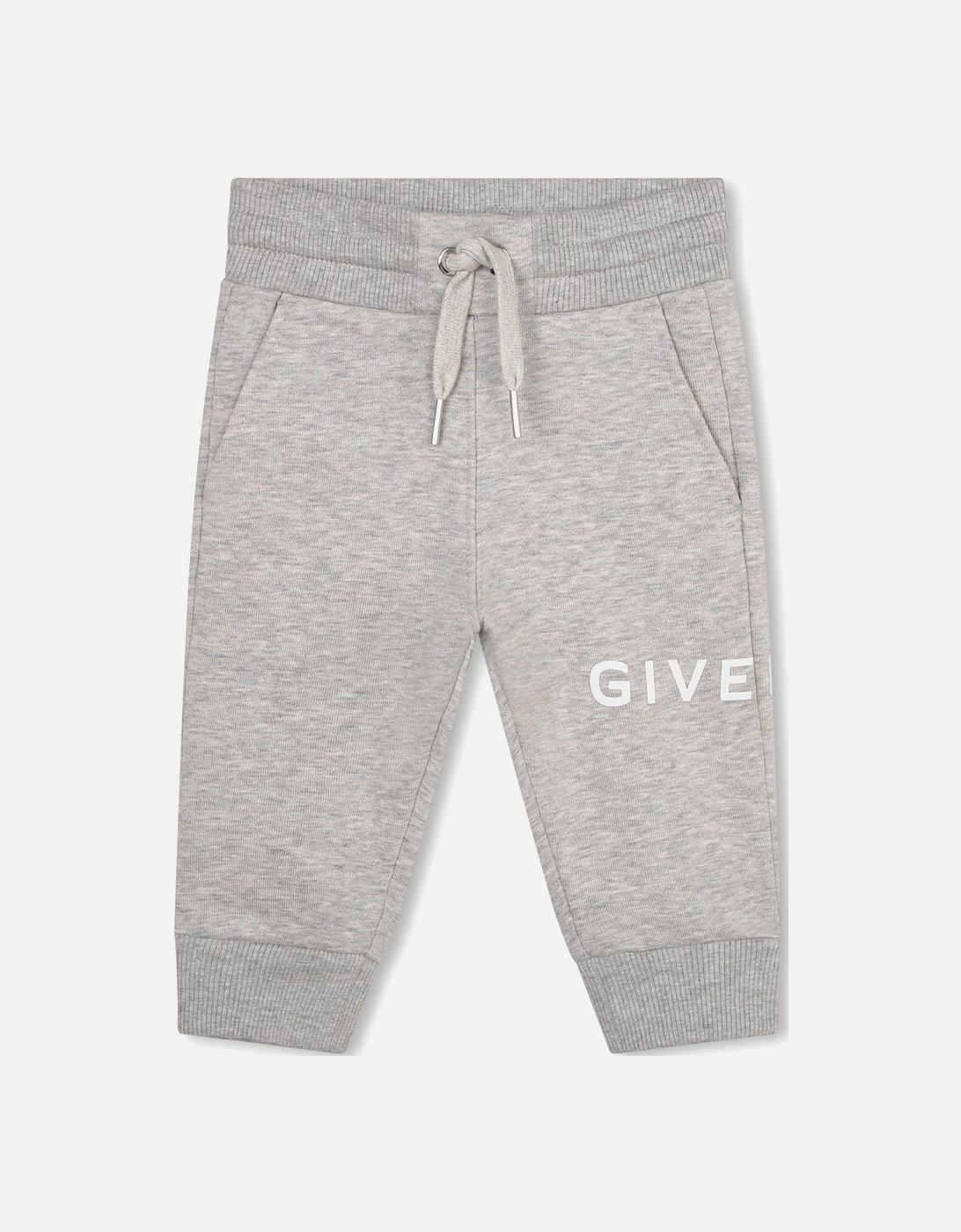 Baby Unisex Logo Print Joggers in Grey, 3 of 2