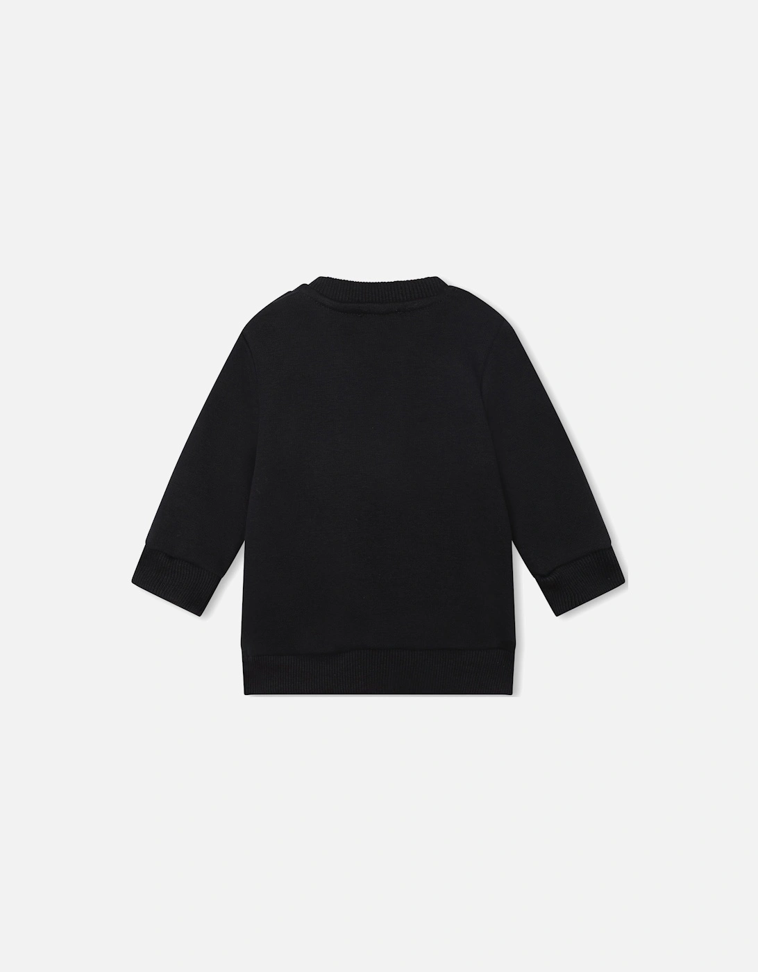 Baby Boys Logo Sweater in Black