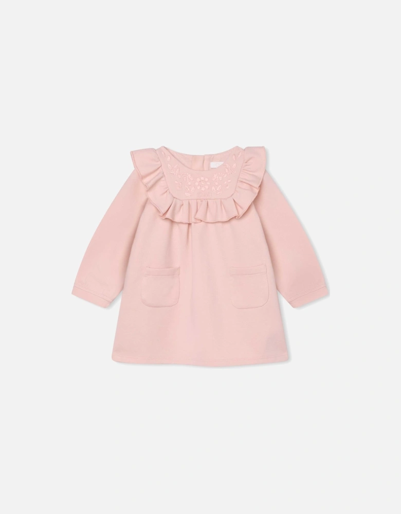 Chloe Baby Girls Knitted Dress in Pink