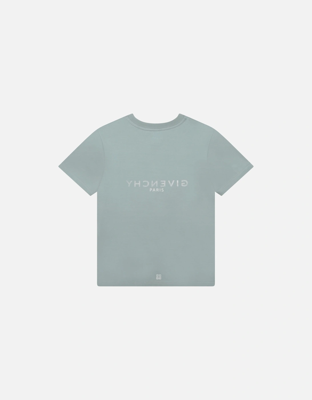 Boys Classic Logo T-shirt in Turquoise Blue