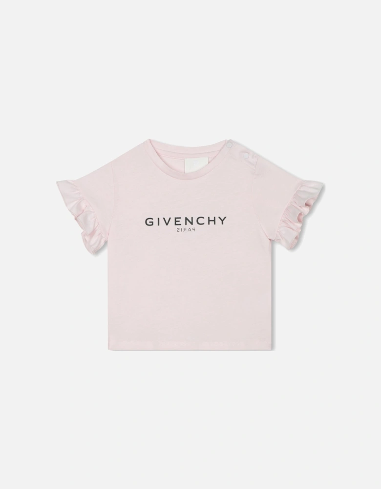 Baby Girls Logo T-shirt in Pink