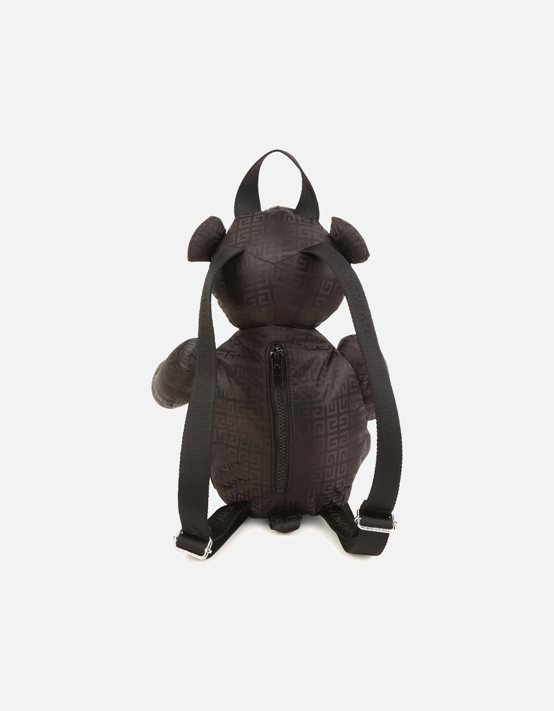 Kids Unisex Logo Teddy Bear Backpack in Black