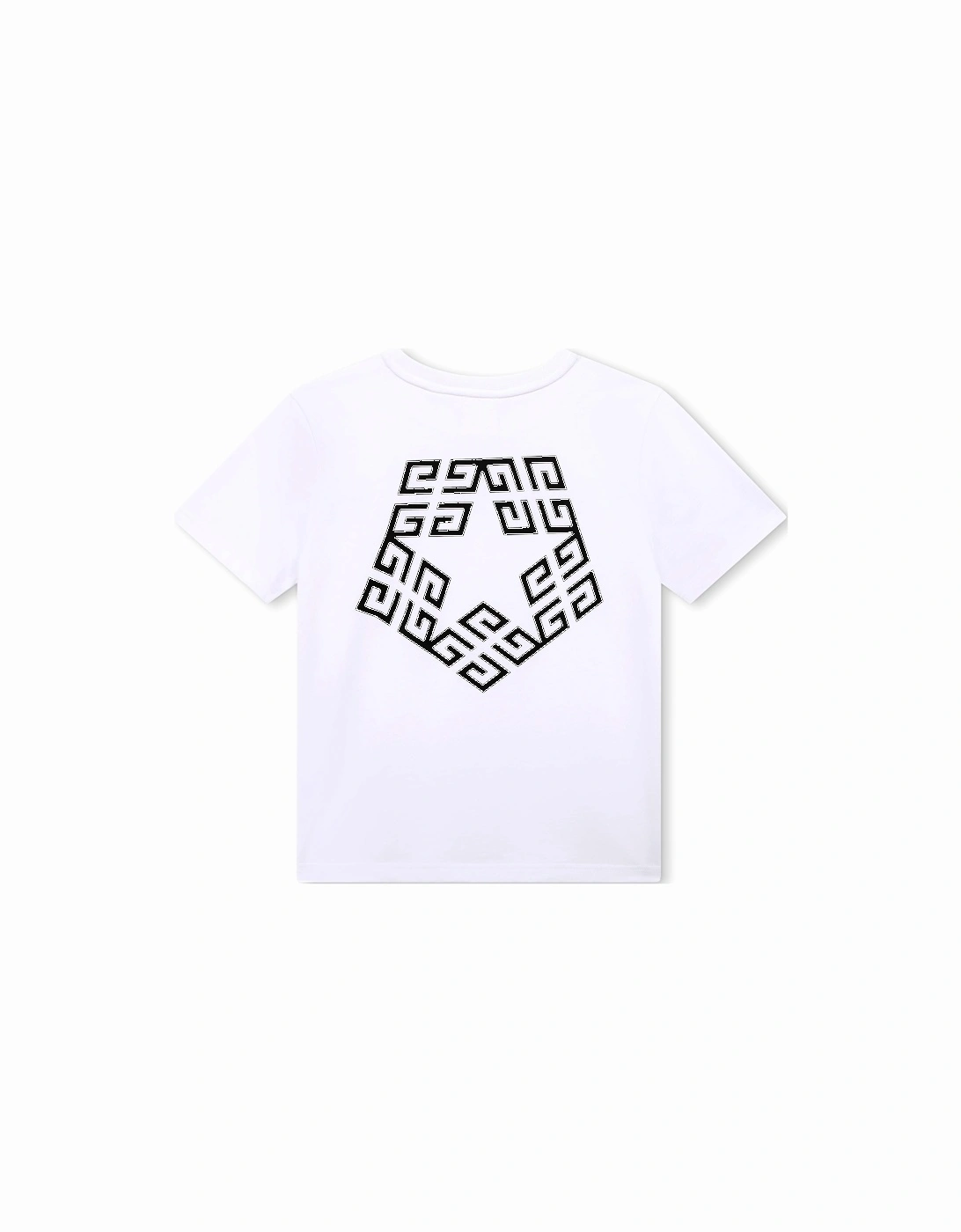 Boys Stretched Logo T-shirt in White