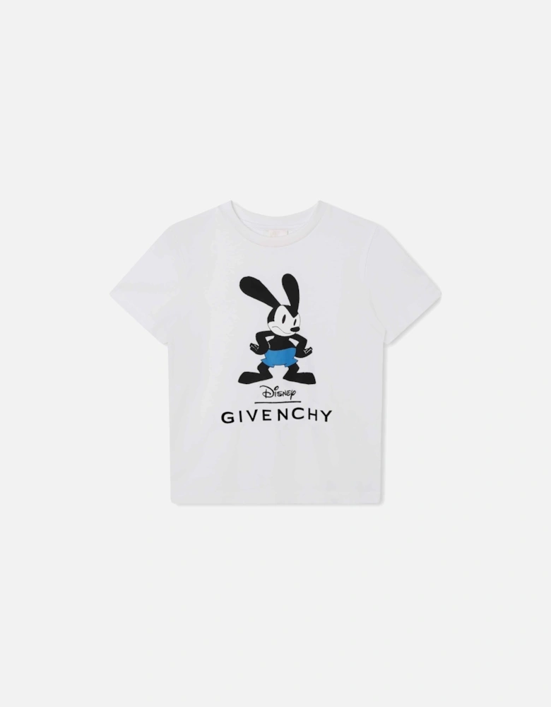 x Disney Oswald Print T-shirt in White