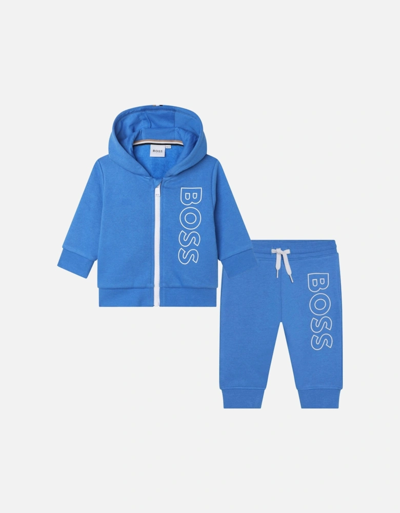 Boss Baby Boys Hoodie and Pants Tracksuit Set in Blue