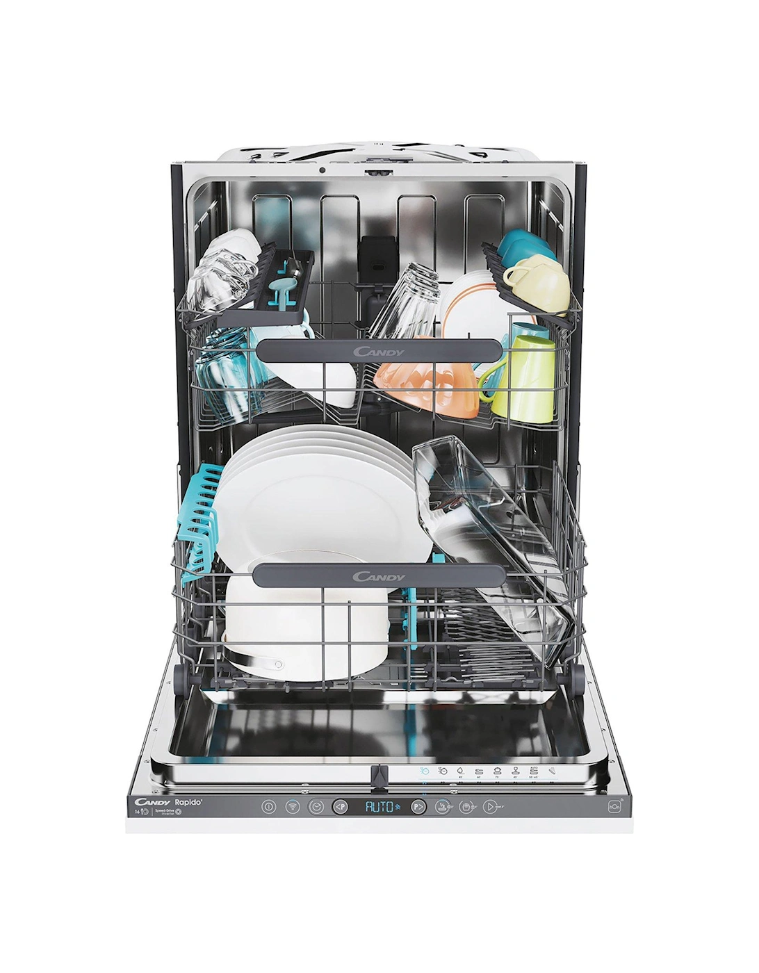CI6C4F1PMW-80, 60cm Dishwasher, 16 place settings, C energy,  Powerwash, WIFI (9.5) - White
