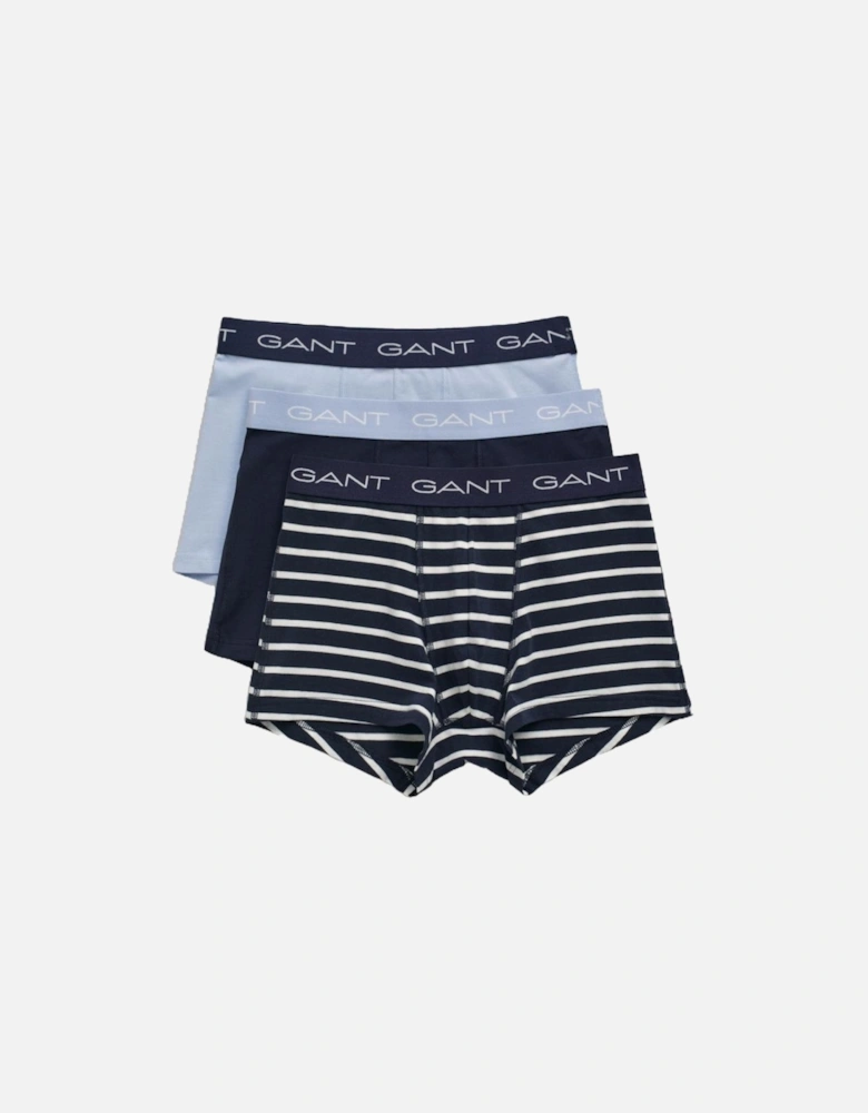 3 Pack Men's Stripe Trunk