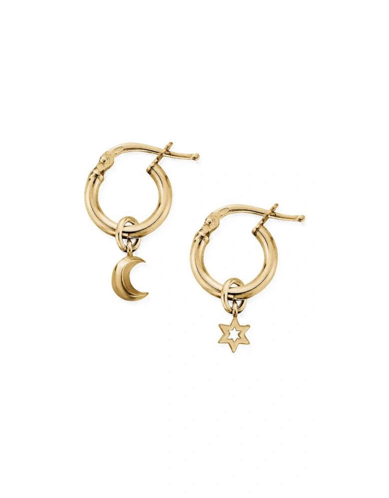 GOLD WISDOM AND GUIDANCE SMALL HOOPS