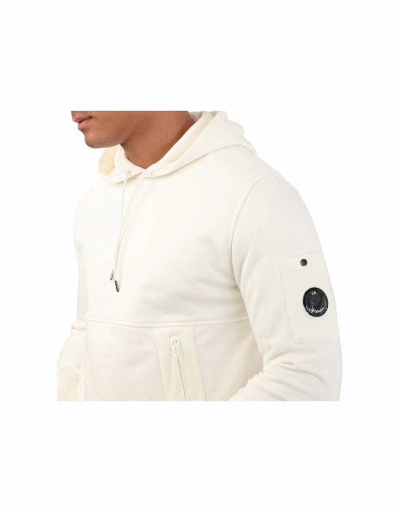 Mens Diagonal Raised Fleece Hoody