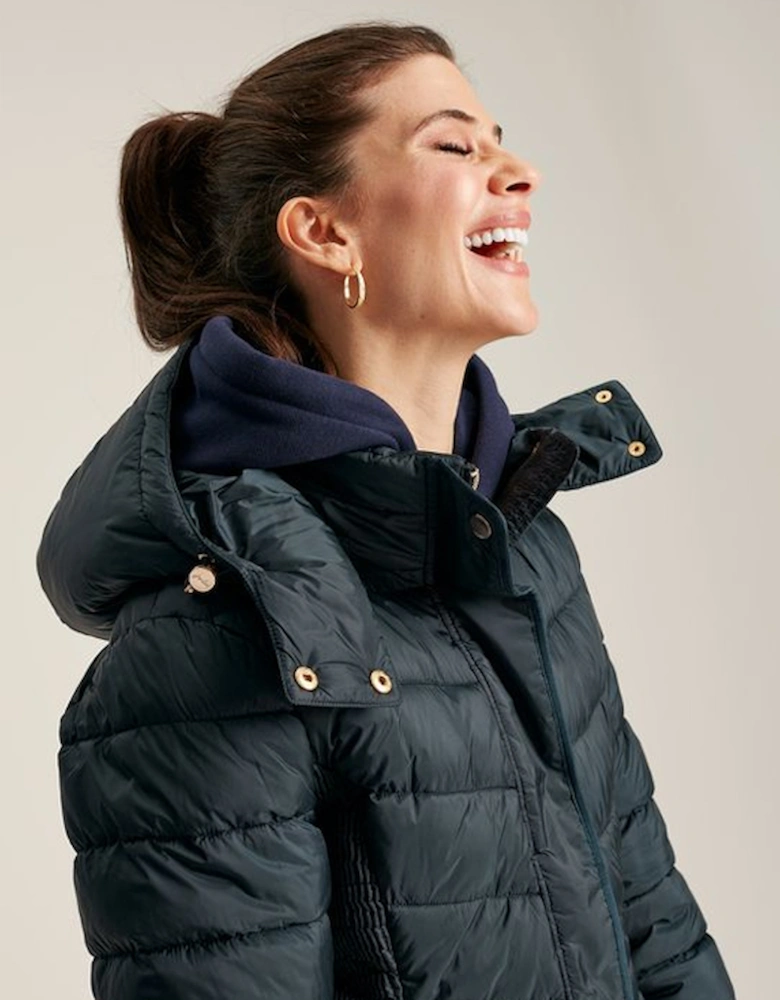 Women's Pembury Long Padded Coat Dark Navy