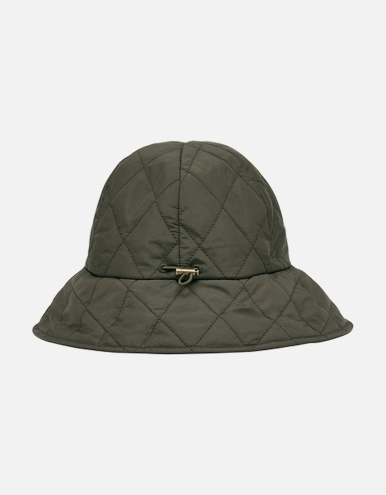 Harriet Quilted Bucket Hat Heritage Green -One Size