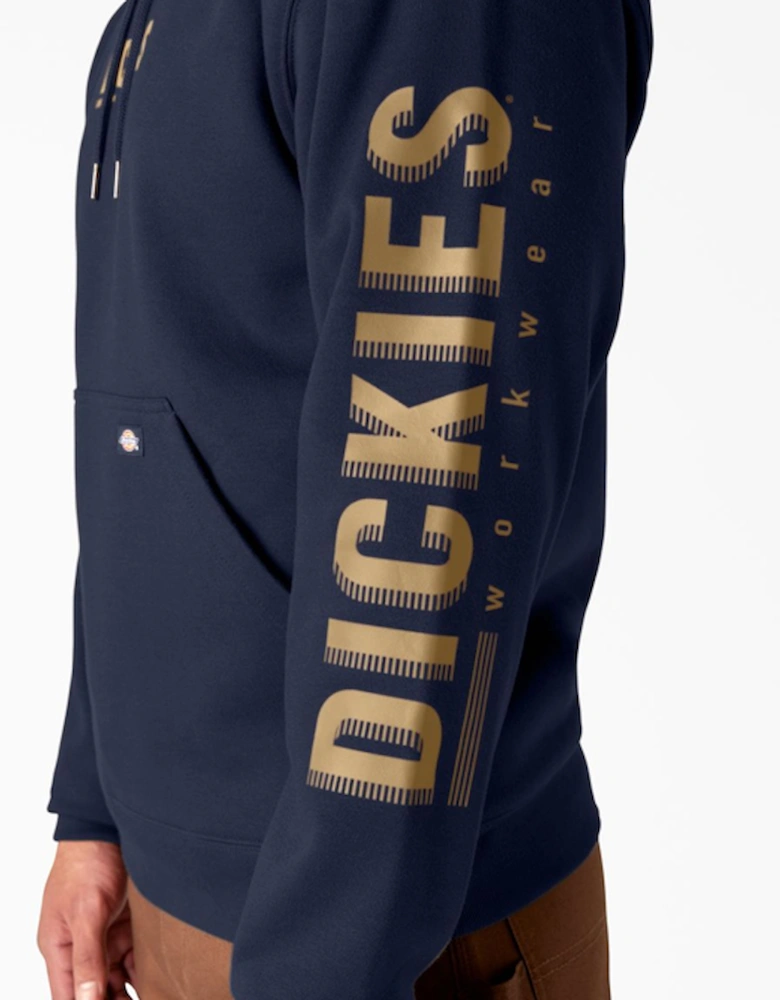 Men's Graphic Pullover Fleece Navy