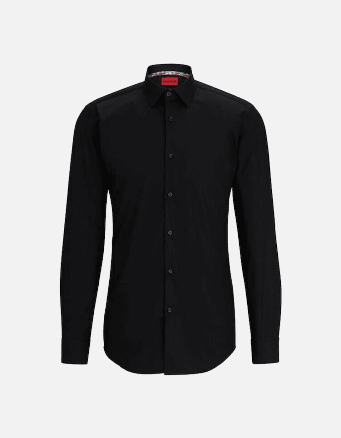 Koey Button Up Long Sleeve Black Shirt, 4 of 3