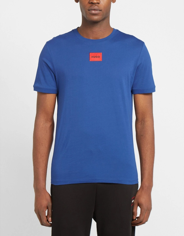 Mens Cotton-Jersey T-Shirt With Logo Label