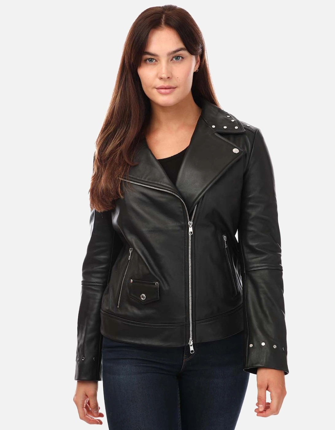Womens Leather Jacket, 6 of 5