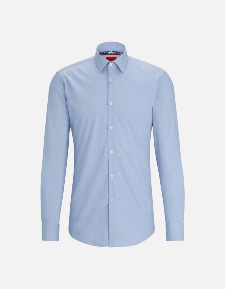 Koey Button Up Long Sleeve Light Blue Shirt