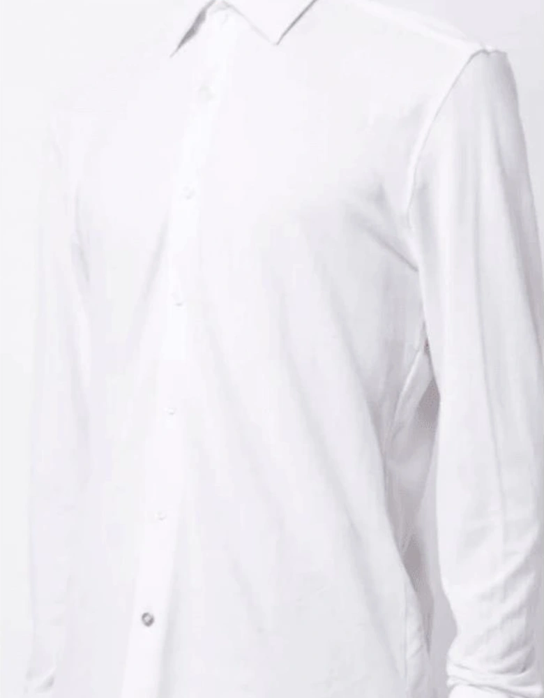 C-Hal Regular Fit Long Sleeve White Shirt