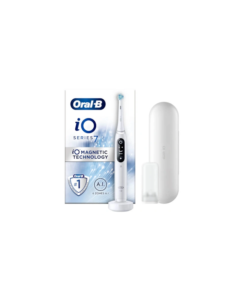 iO - 7 - Electric Toothbrush White Designed by Braun