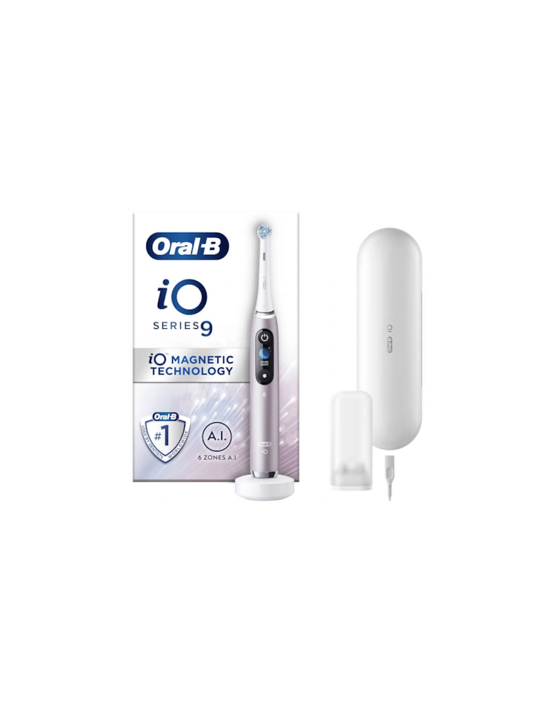 iO - 9 - Electric Toothbrush Rose Designed by Braun