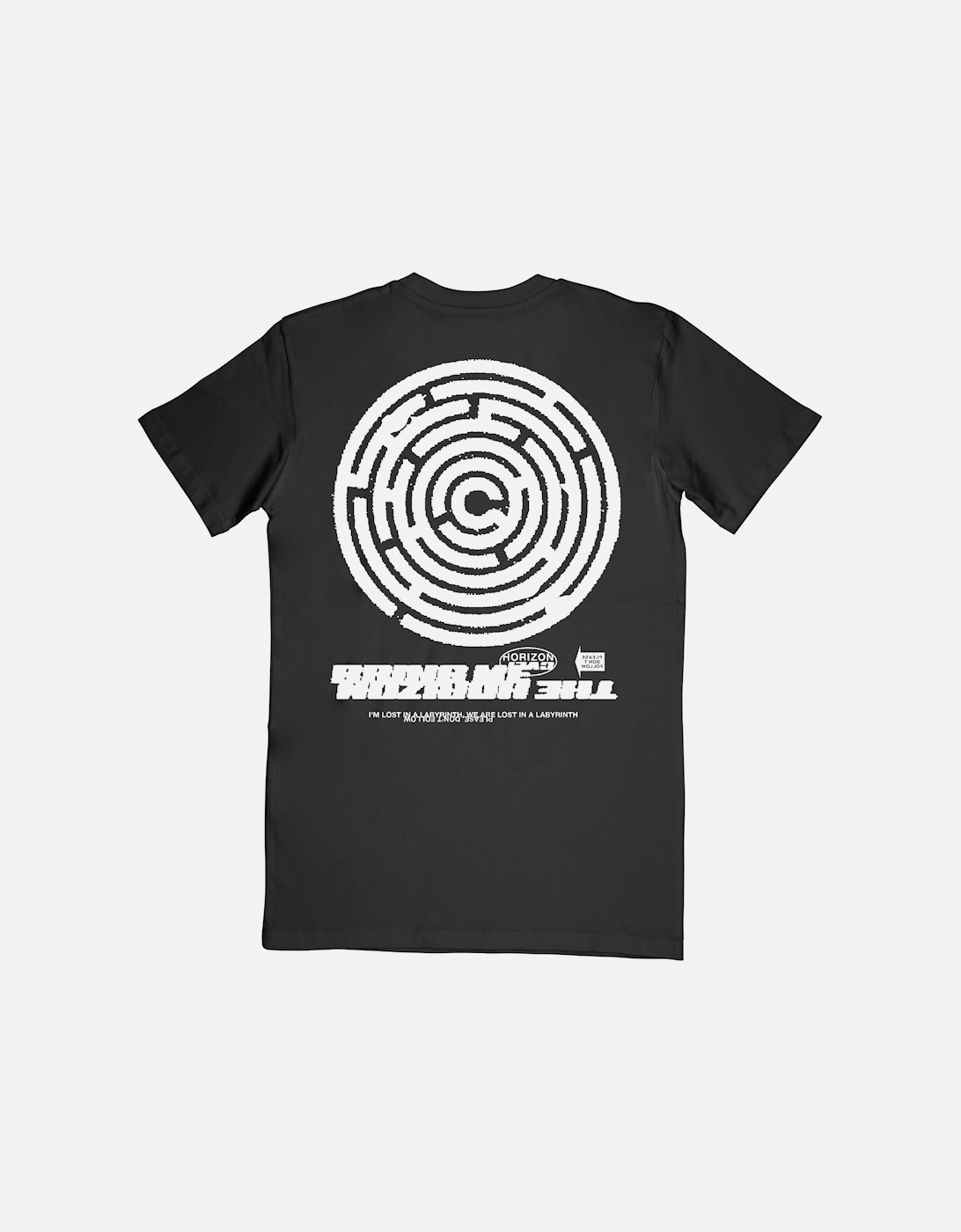 Unisex Adult Labyrinth Back Print Cotton T-Shirt