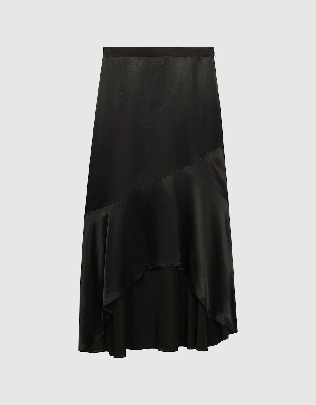 Satin High Rise Midi Skirt, 2 of 1