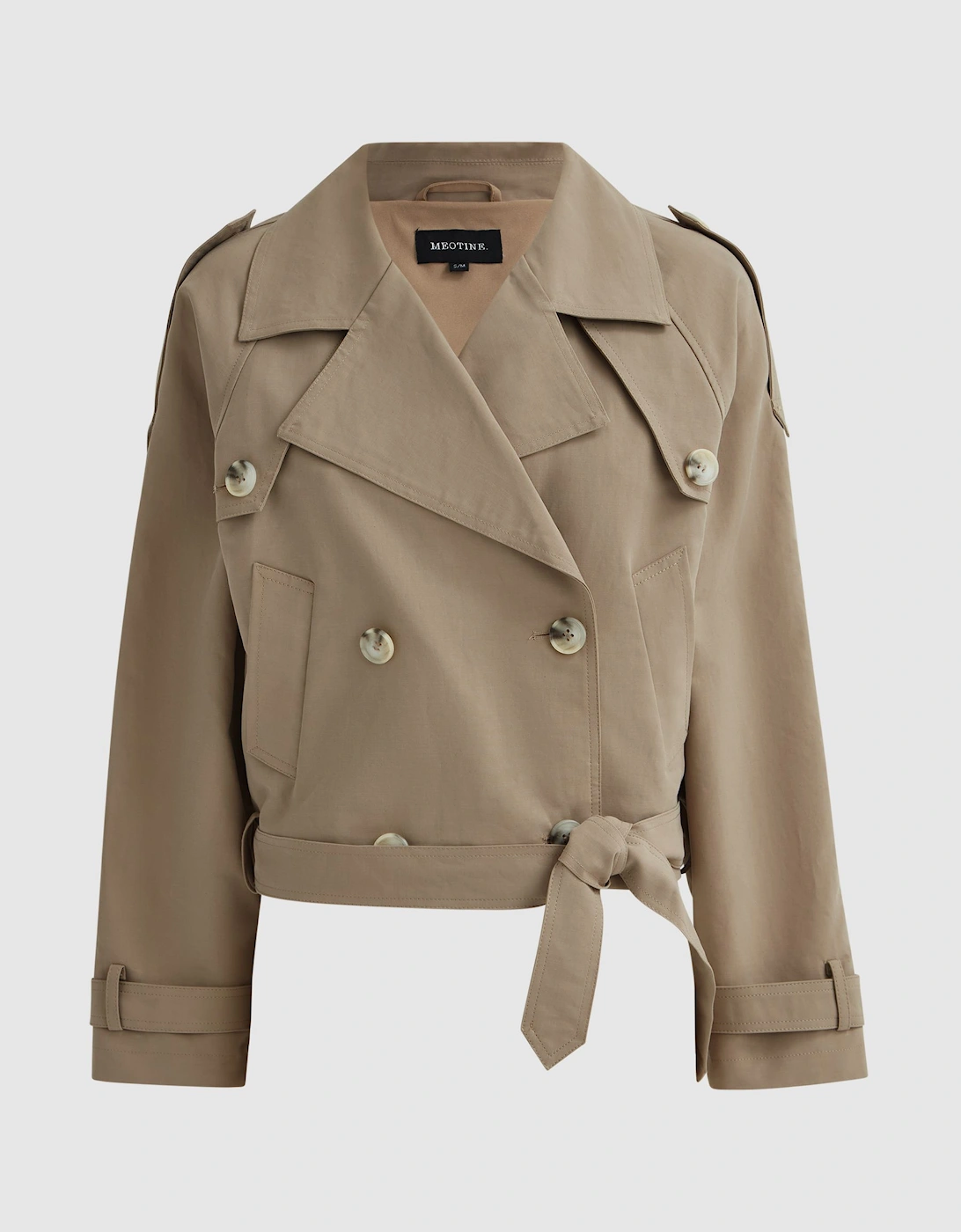 Meotine Cropped Trenchcoat, 2 of 1