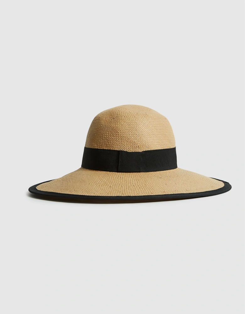 Raffia Woven Wide Brim Hat