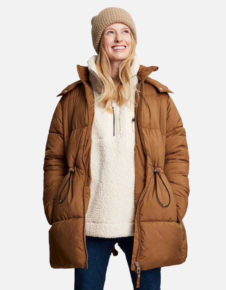 Womens Holsworth Padded Quilted Hooded Winter Coat