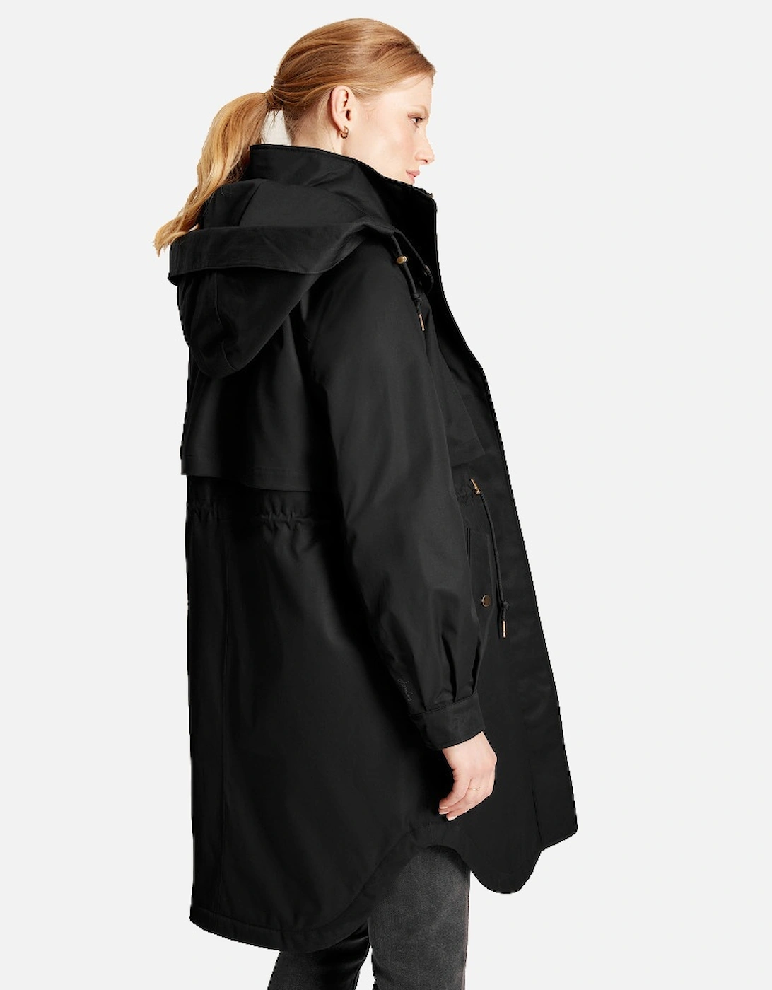 Womens Langford Quilted Longline Waterproof Coat