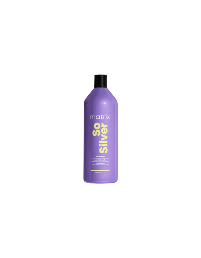 Total Results So Silver Purple Toning Conditioner for Blonde, Silver and Grey Hair 1000ml