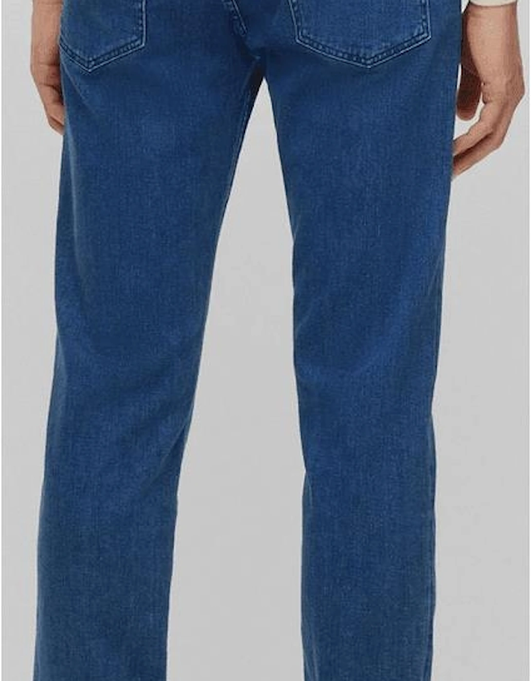 Delaware Cashmere Touch Slim Fit Blue Jeans