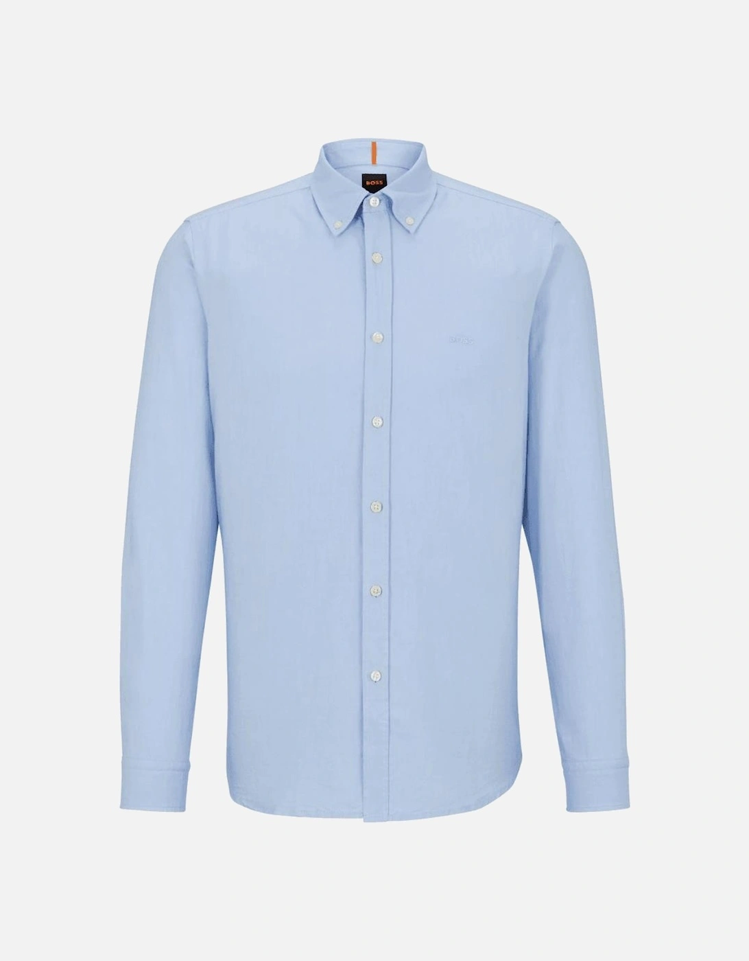 Rickert Cotton Regular Fit Light Blue Shirt, 4 of 3