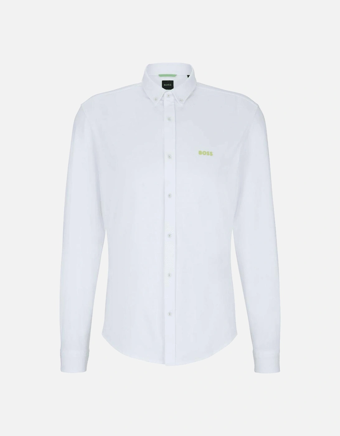 Biado_R Button Down Regular Fit White Shirt, 4 of 3
