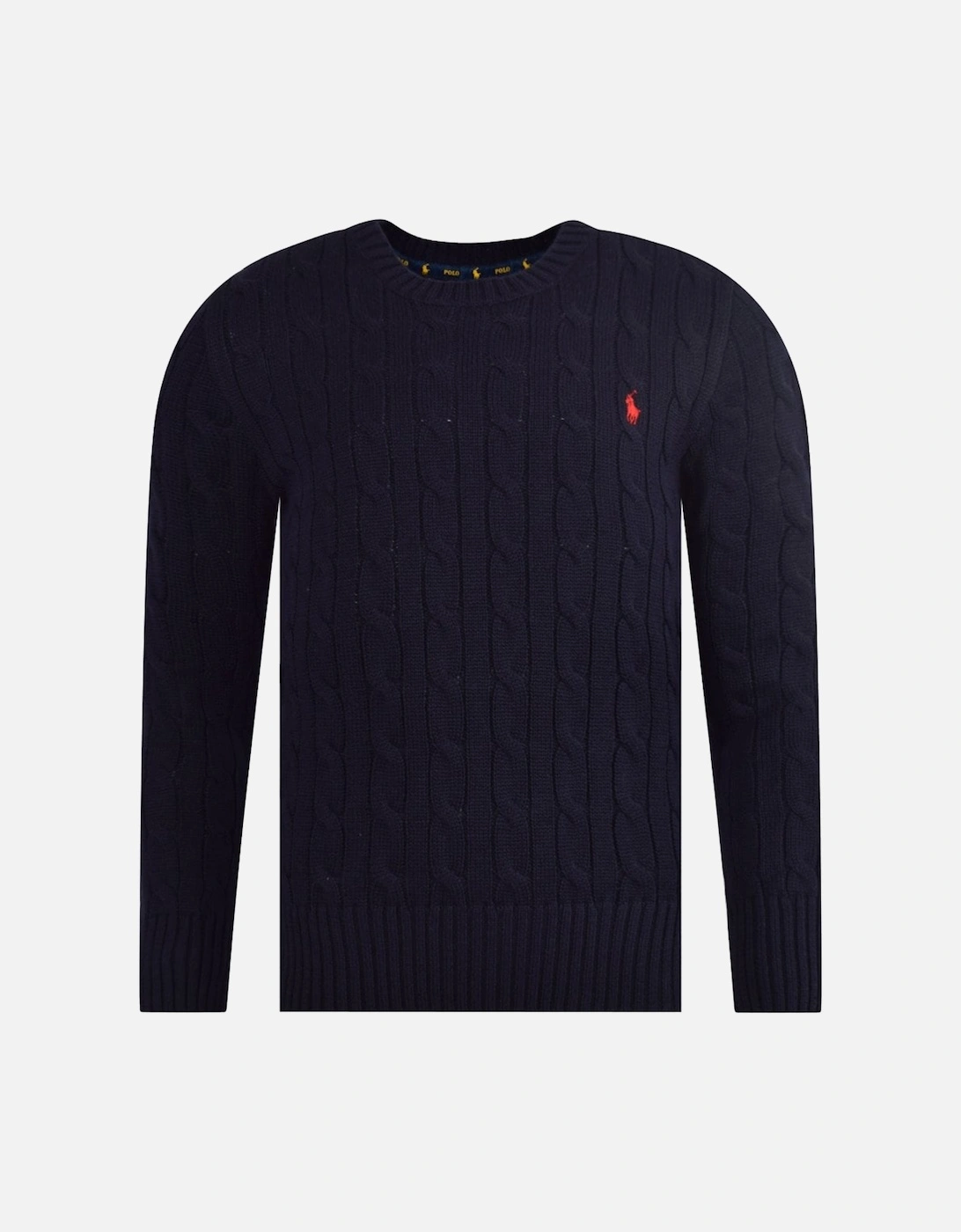 Boys Knitted Jumper Navy, 3 of 2