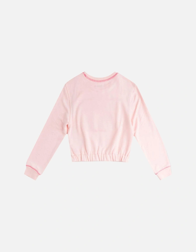 Replay Girls Wild Girl Logo Sweater Pink