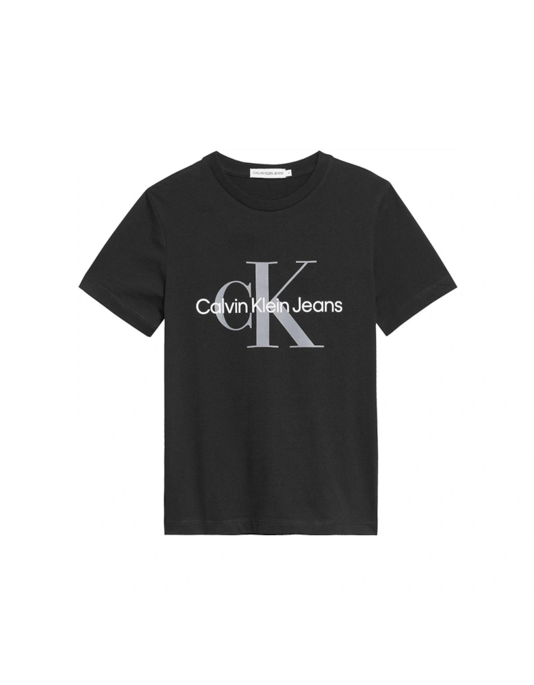 Kids Monogram Logo T-Shirt - Black