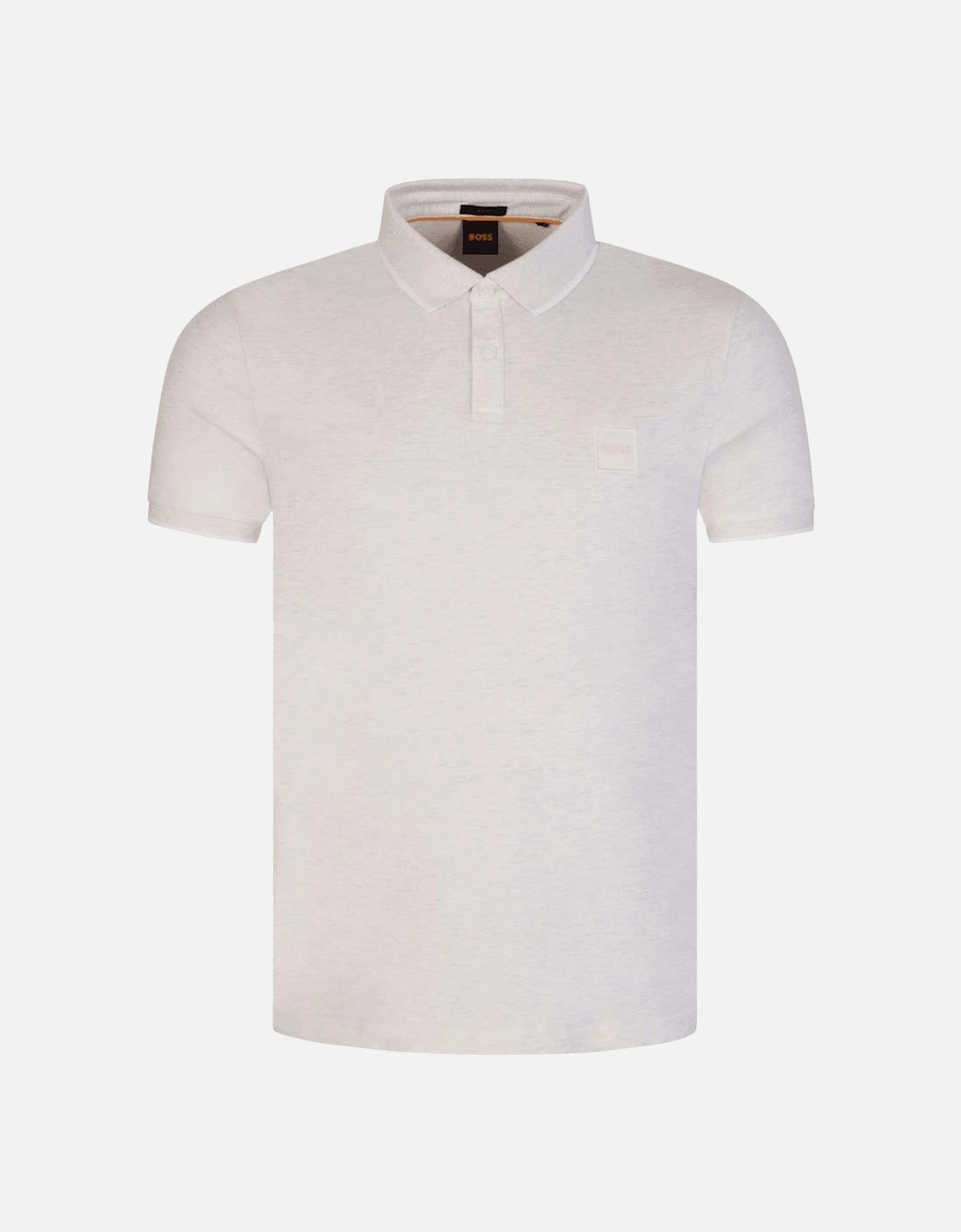 Passertip Embroidered Logo Slim Fit Beige Polo Shirt, 4 of 3
