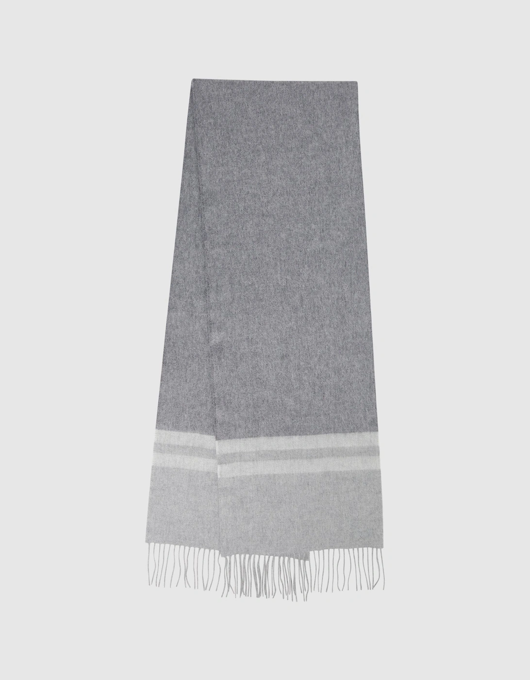 Wool-Cashmere Stripe Scarf, 2 of 1