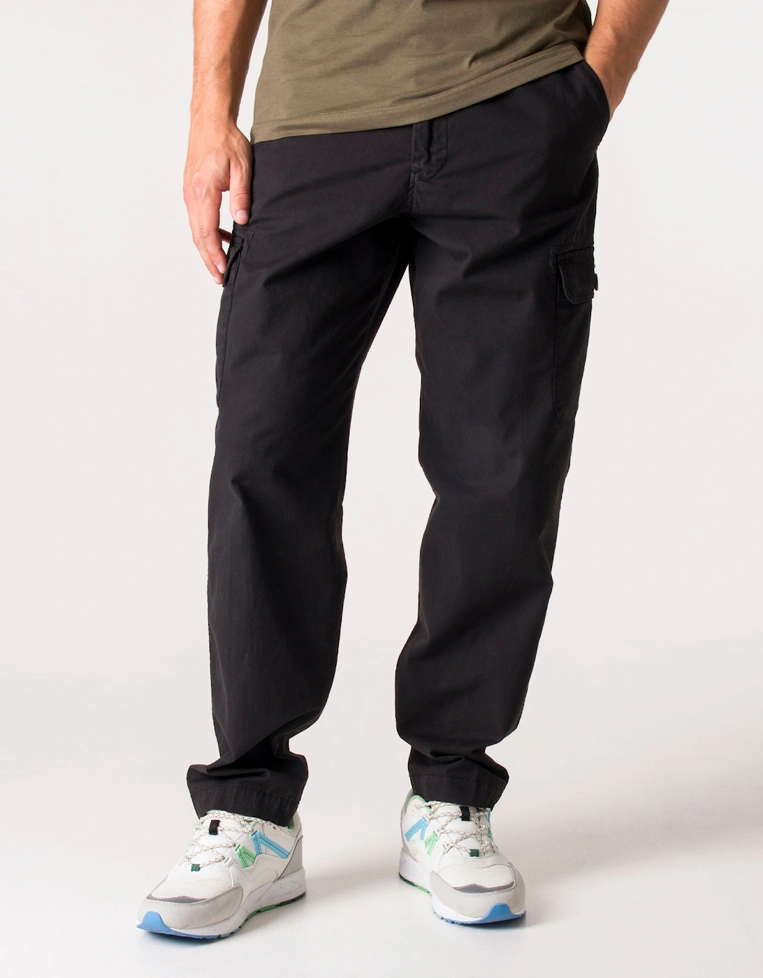 Regular Fit Broad Stripe Zebra Cargo Pants