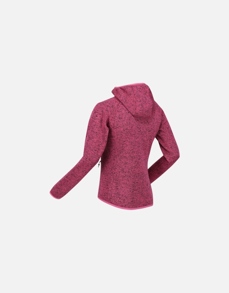 Womens/Ladies Newhill Marl Hooded Fleece Jacket