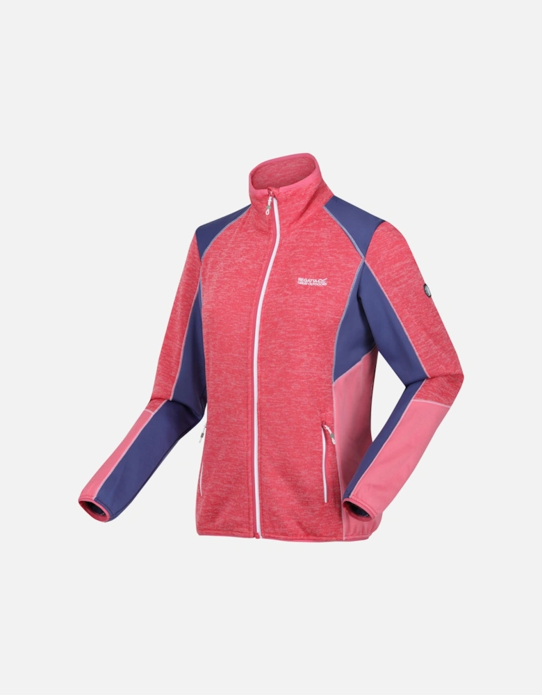 Womens/Ladies Lindalla V Marl Full Zip Fleece Jacket