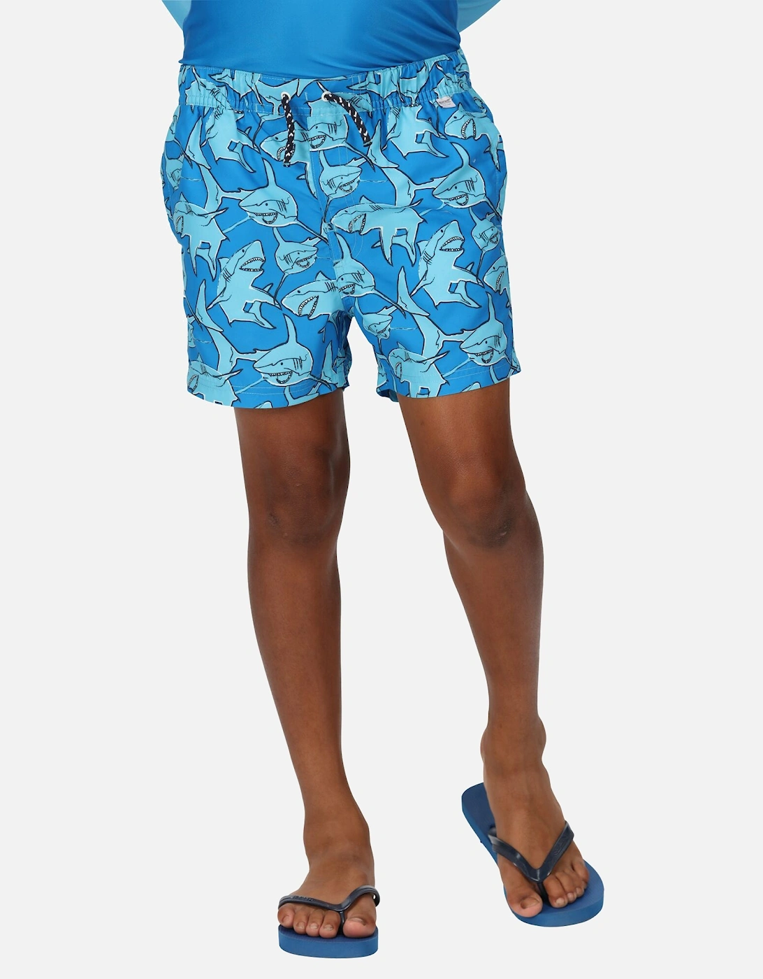 Childrens/Kids Skander II Shark Swim Shorts