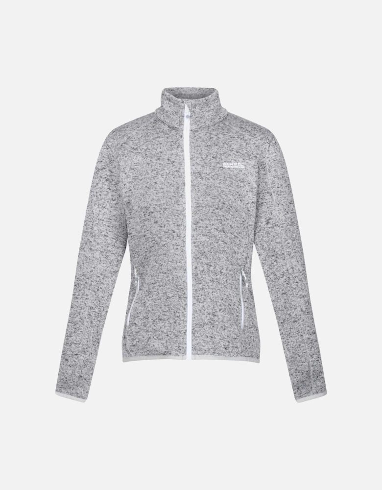 Womens/Ladies Newhill Marl Full Zip Fleece Jacket