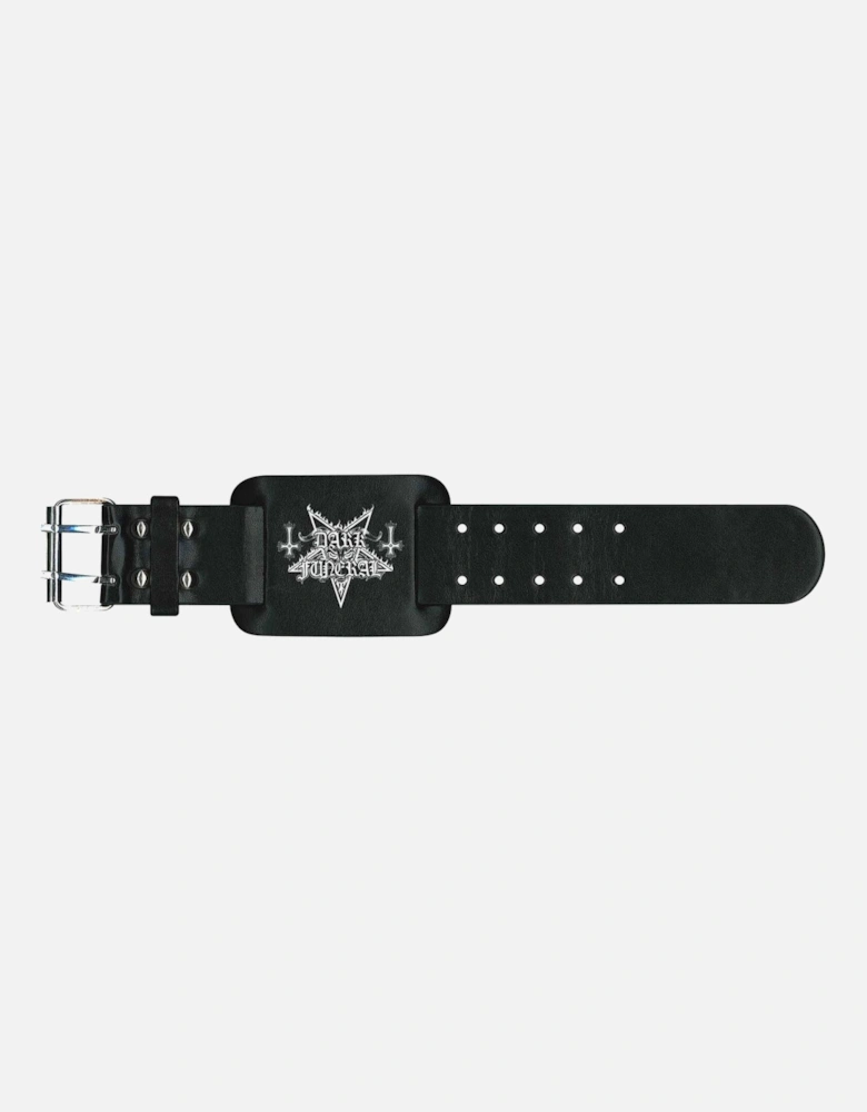 Logo Leather Wristband