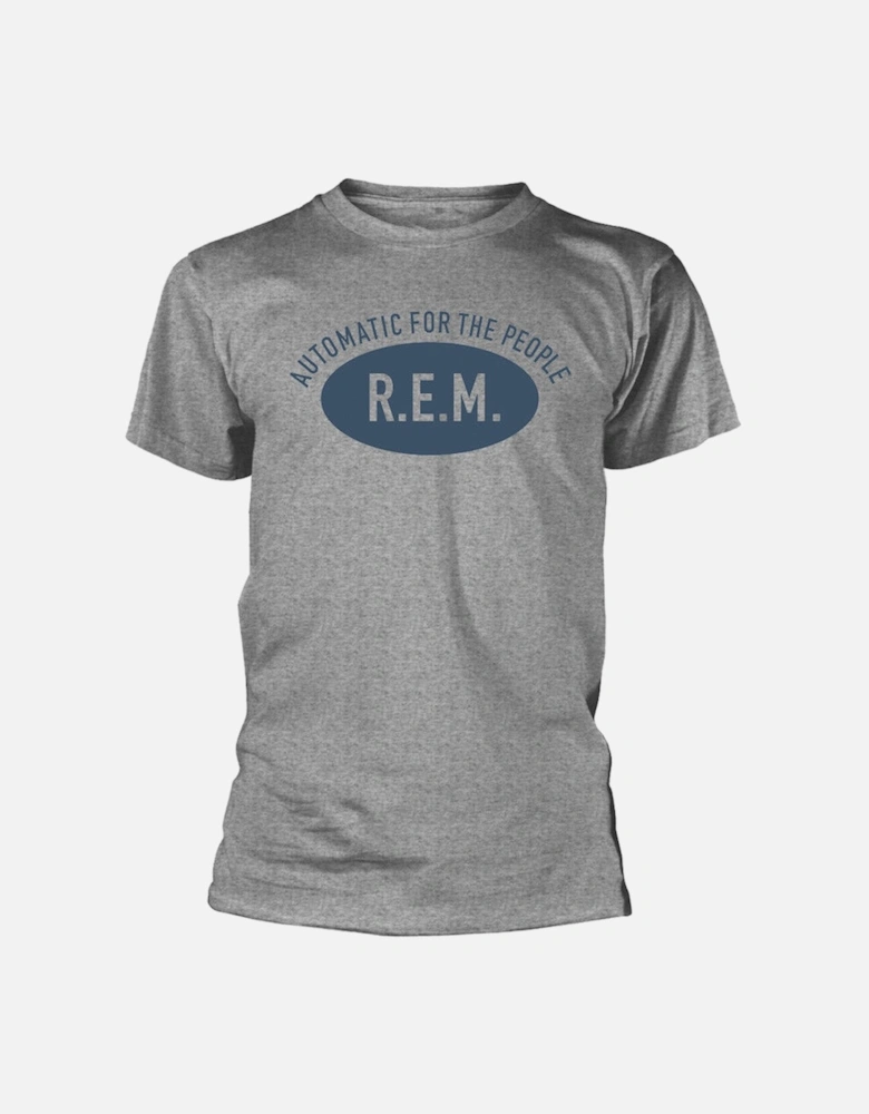 R.E.M Unisex Adult Automatic Back Print Cotton T-Shirt